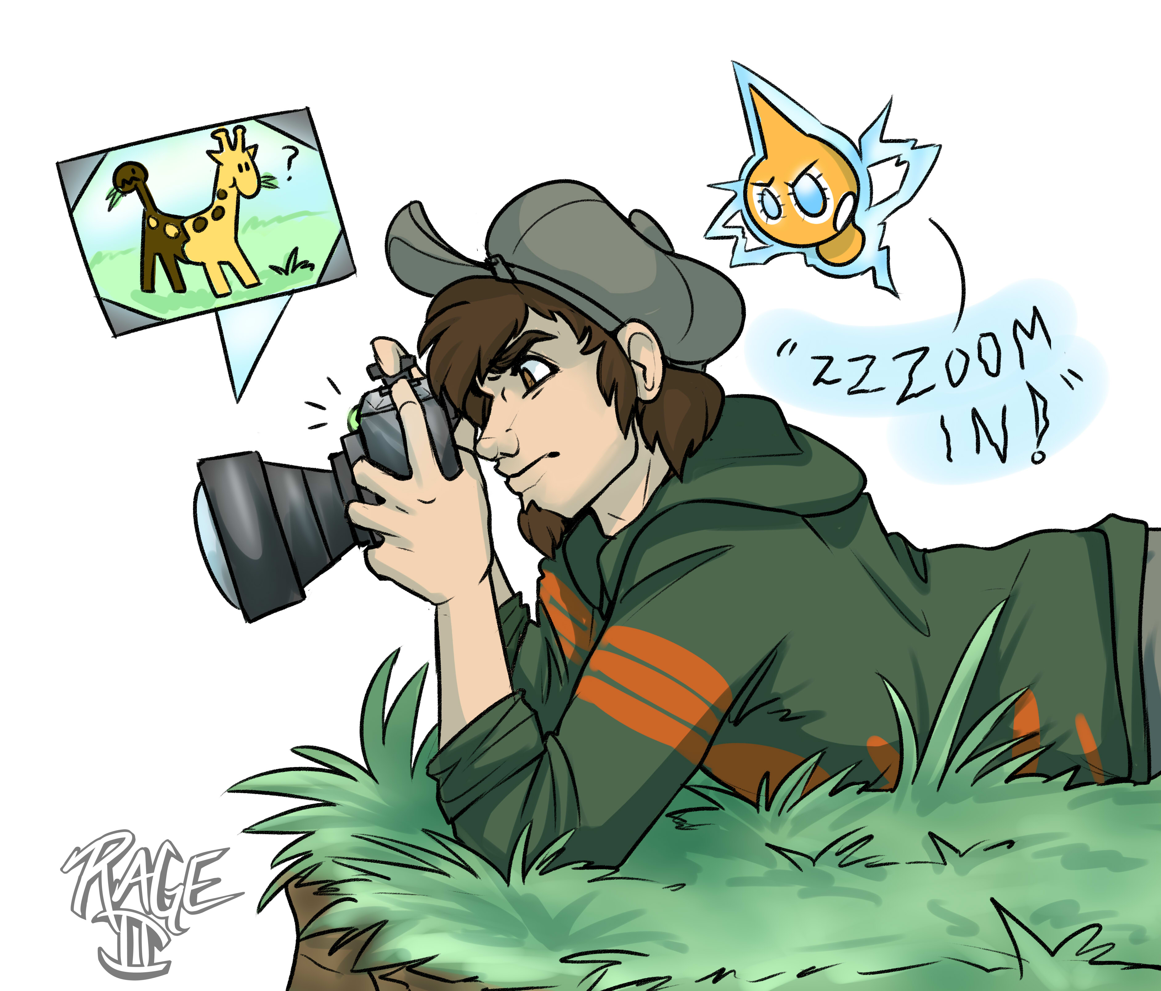 The Wild Photographer in its Natural Habitat by Rage.jpg